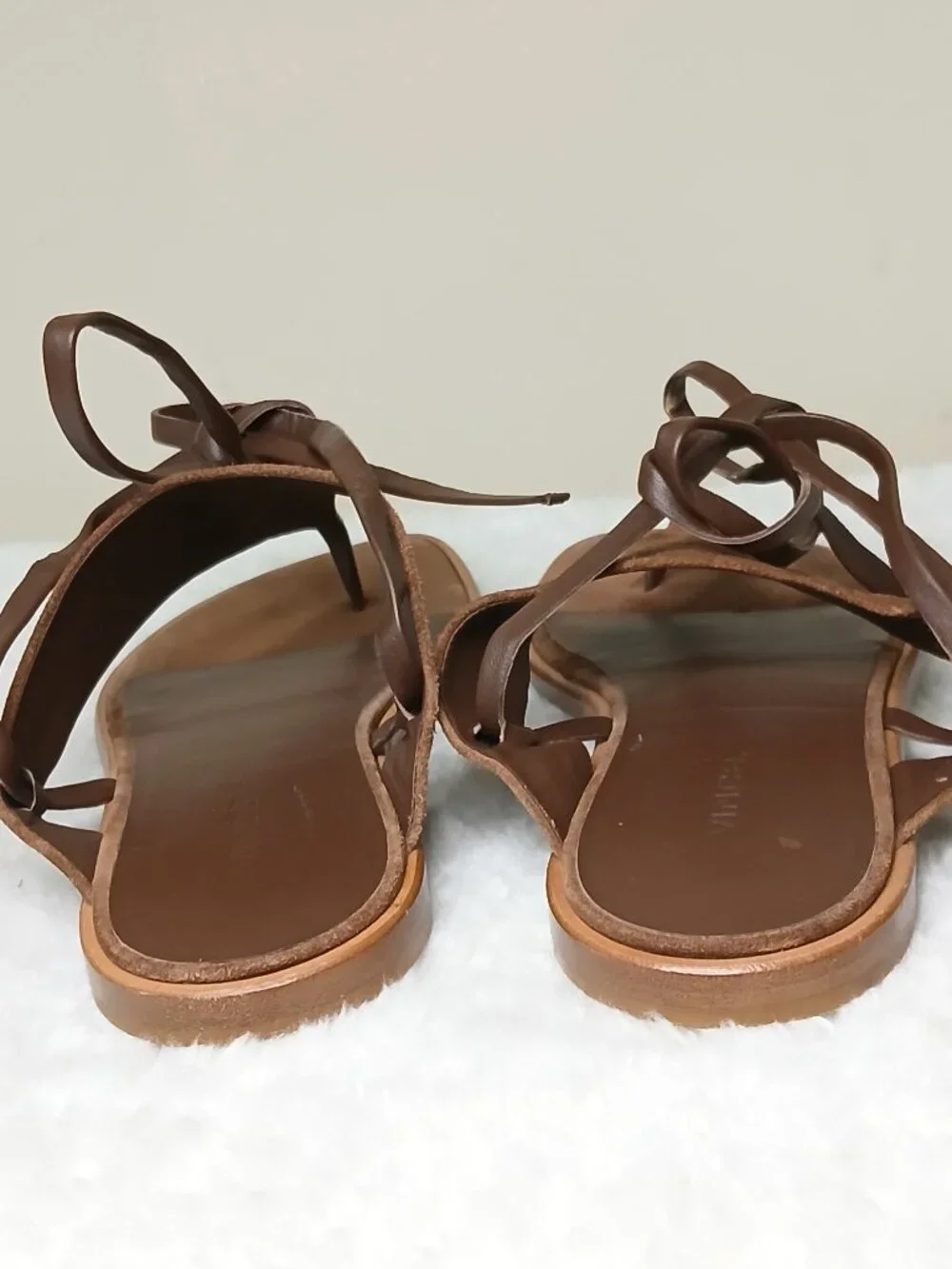 Vince Eastwood Suede Wrap Sandals Size EU 38/US 8 - Picture 10 of 12